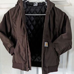 Boys 6/7 Small Carhartt Heavyweight jacket